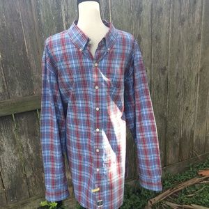 IZOD Sz XXLClassic Fit Plaid Men Shirt